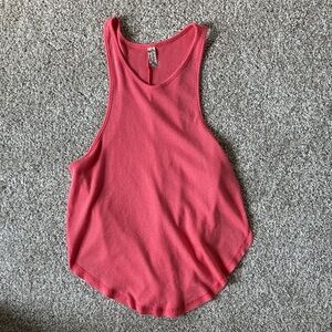 Free People Coral Sleeveless Tank